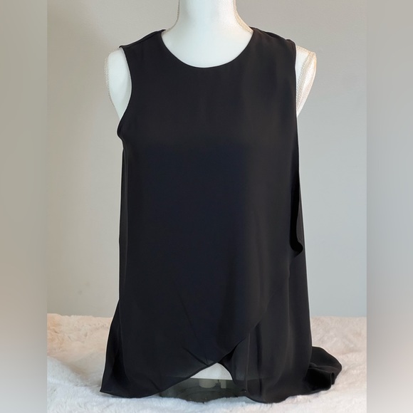 BCBGMAXAZRIA Women's Sleeveless Blouse Black, Size XS - Picture 3 of 10